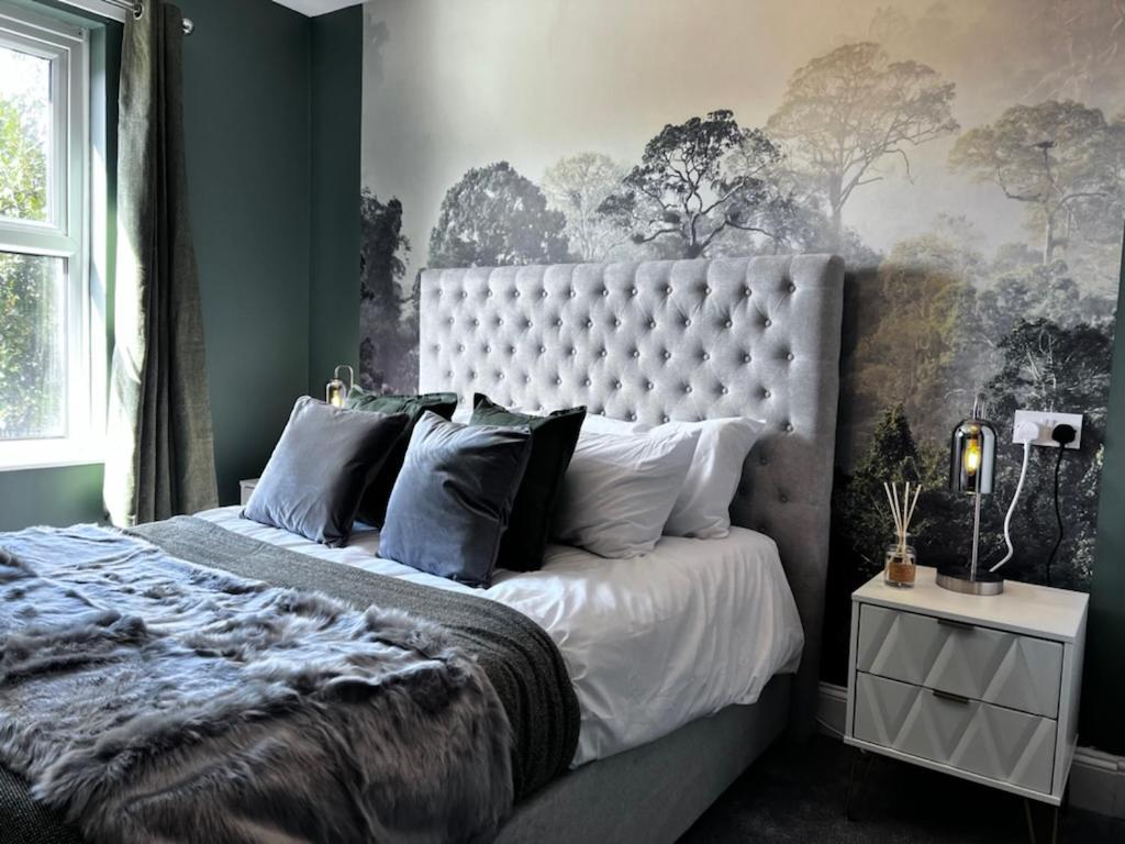 Postel nebo postele na pokoji v ubytování Charming 1-Bed Home in Aberdeen