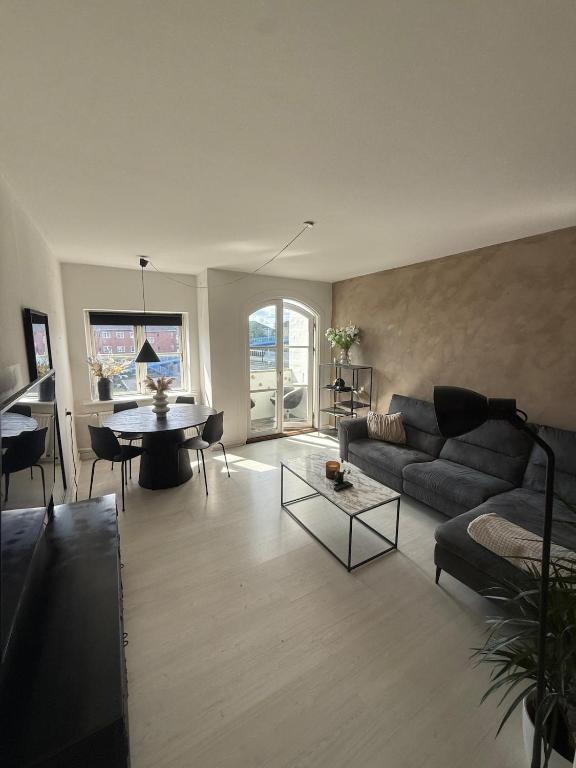 Χώρος καθιστικού στο Superb apartment in central Copenhagen