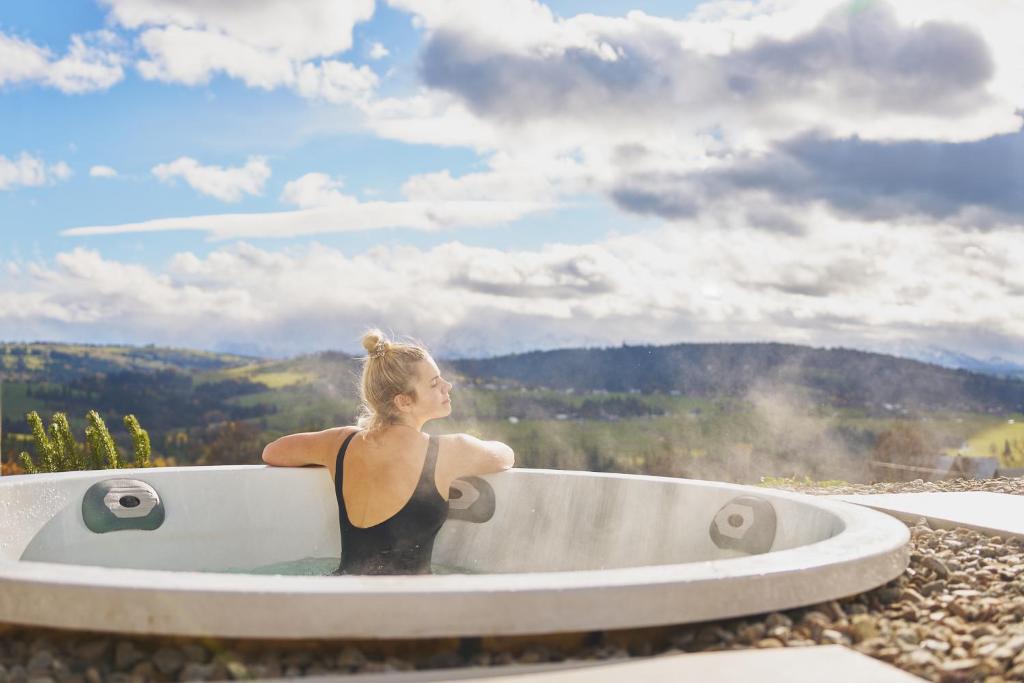 Příroda nedaleko luxury tent