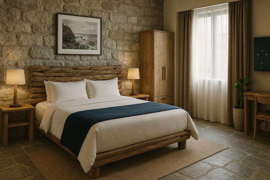 Postel nebo postele na pokoji v ubytování Petasan Jagwe