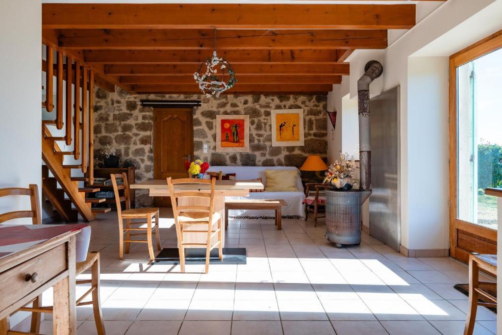 Χώρος καθιστικού στο Le Mas Saint Victor