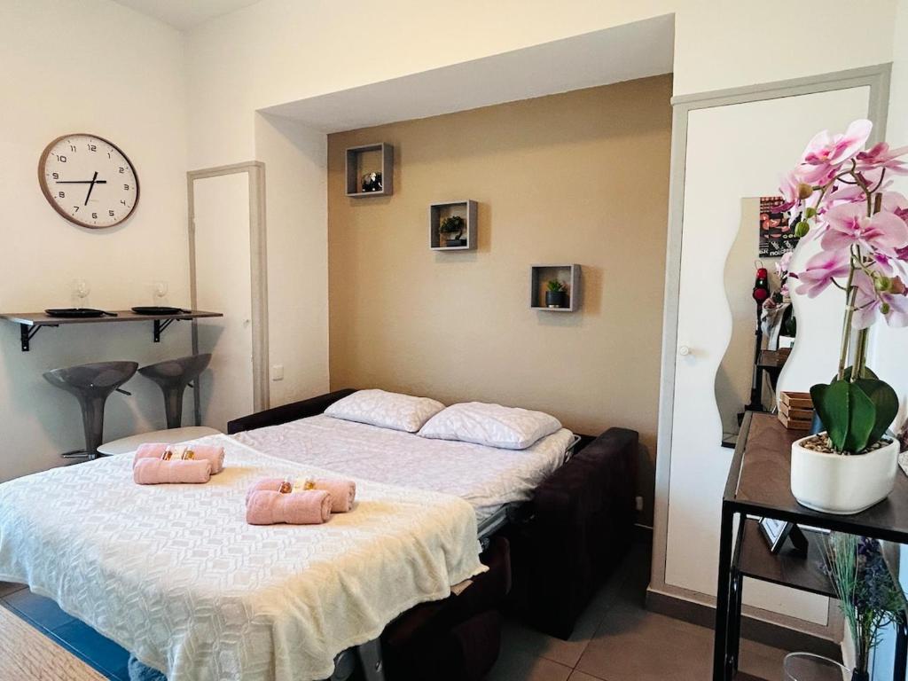 Studio Rénové et Meublé Le Cœur de Nice à Vos Pieds