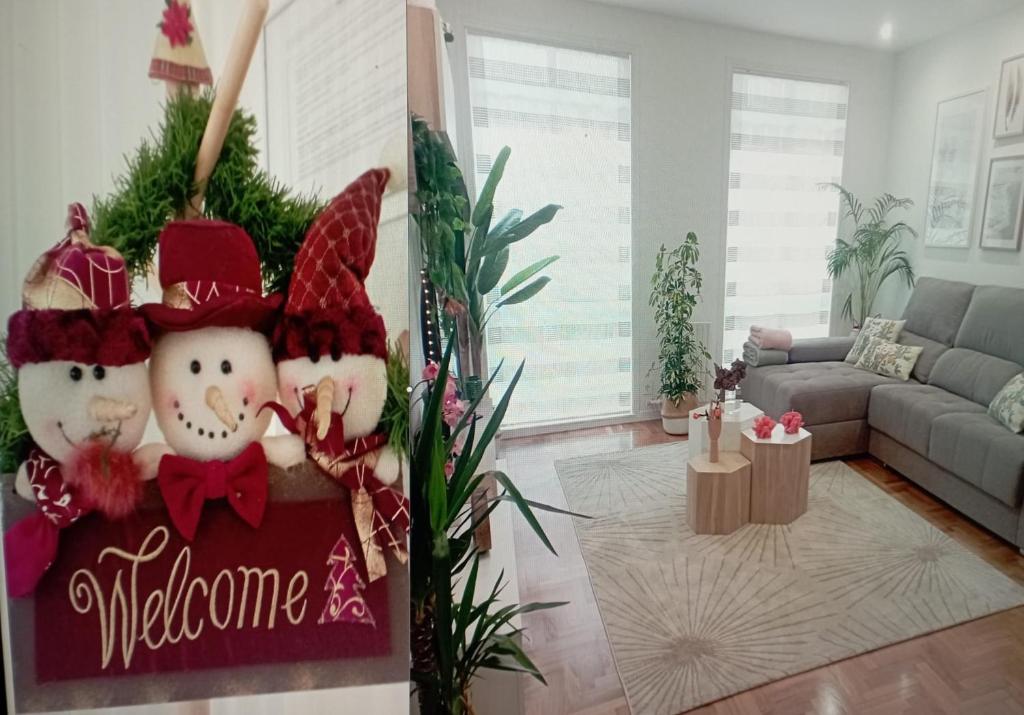 Posezení v ubytování Súper apartamento Santiago