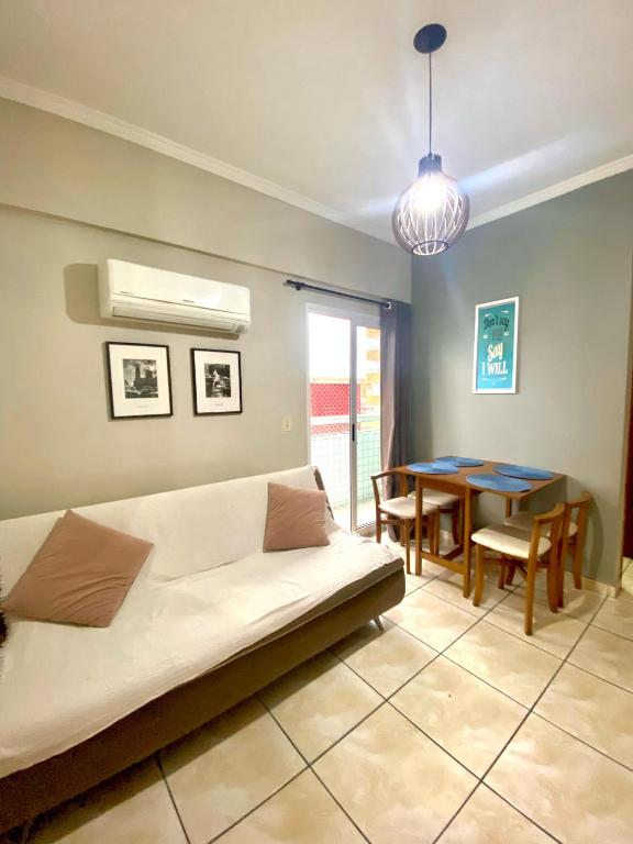 O zonă de relaxare la Apto Boqueirão próximo e com vista Mar