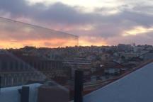A Terrace on a Topfloor with a View