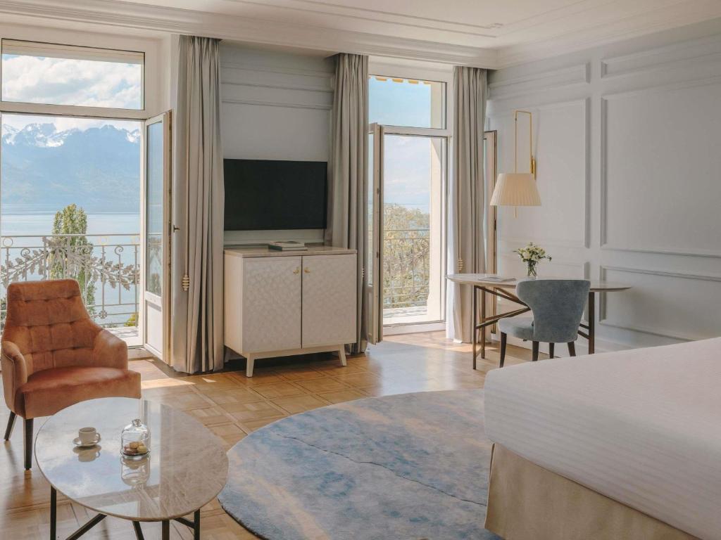 Fairmont Le Montreux Palace - Camera Signature Con Vista Lago