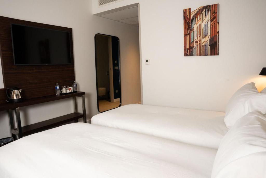 OSKO Hôtel Toulouse Aéroport - Standaard Tweepersoonskamer Met 2 Aparte Bedden