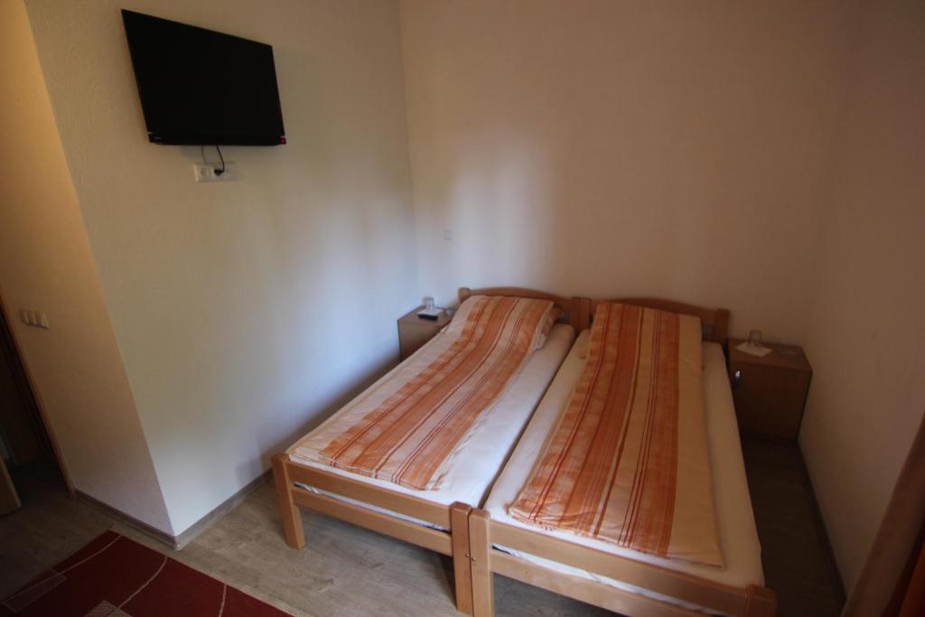 TV a/nebo společenská místnost v ubytování Rooms Zebax