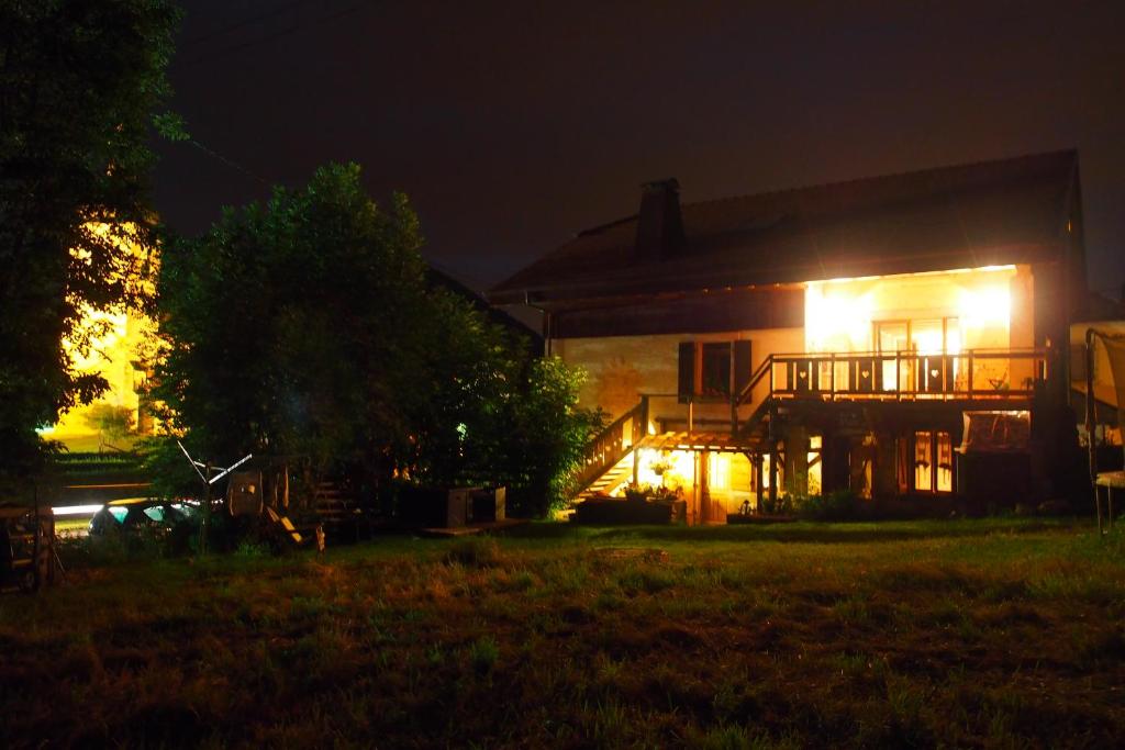 Zahrada ubytování Chez Julie