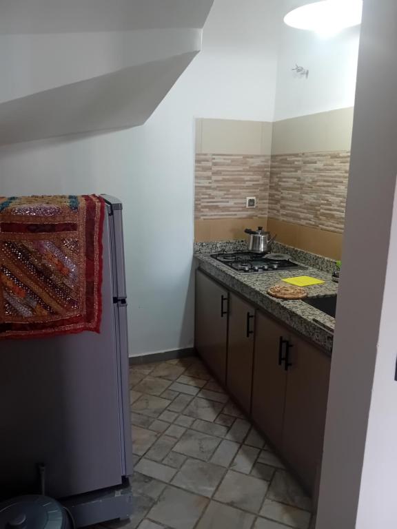 Η κουζίνα ή μικρή κουζίνα στο Villa azzurra imsouane