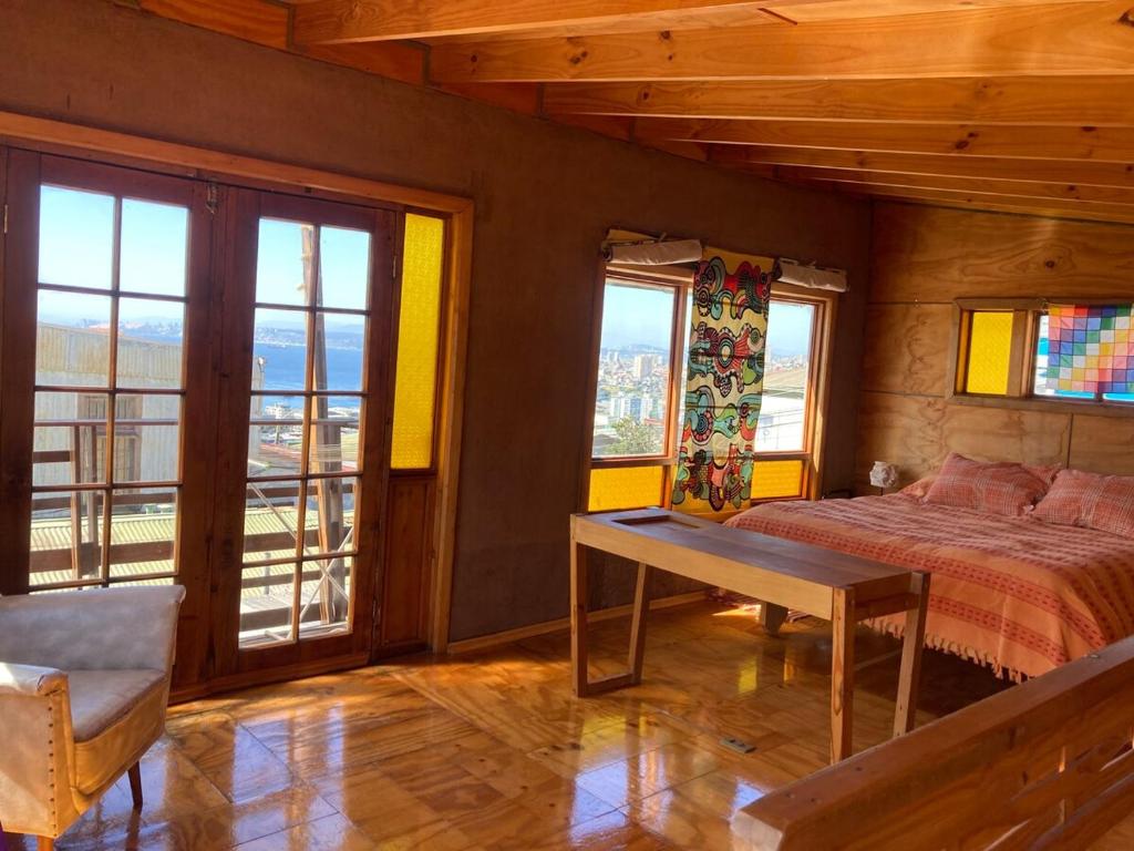 Postel nebo postele na pokoji v ubytování Bello Barro