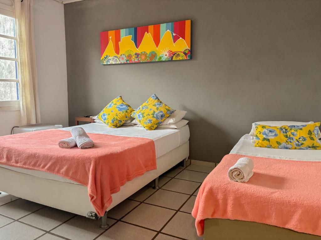 Postel nebo postele na pokoji v ubytování Paraiso Mar