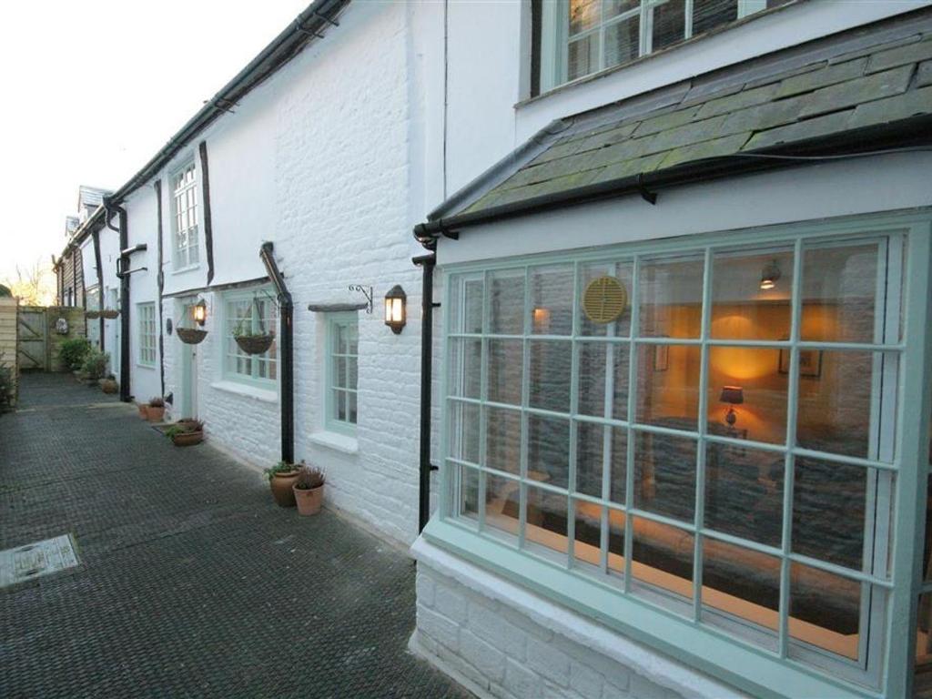 Bygningen som feriehuset ligger i