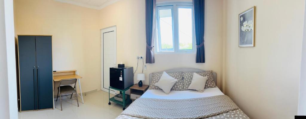 Postel nebo postele na pokoji v ubytování Hokkhi huis