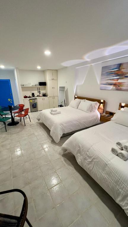 Ένα ή περισσότερα κρεβάτια σε δωμάτιο στο Vida Playa El Agua