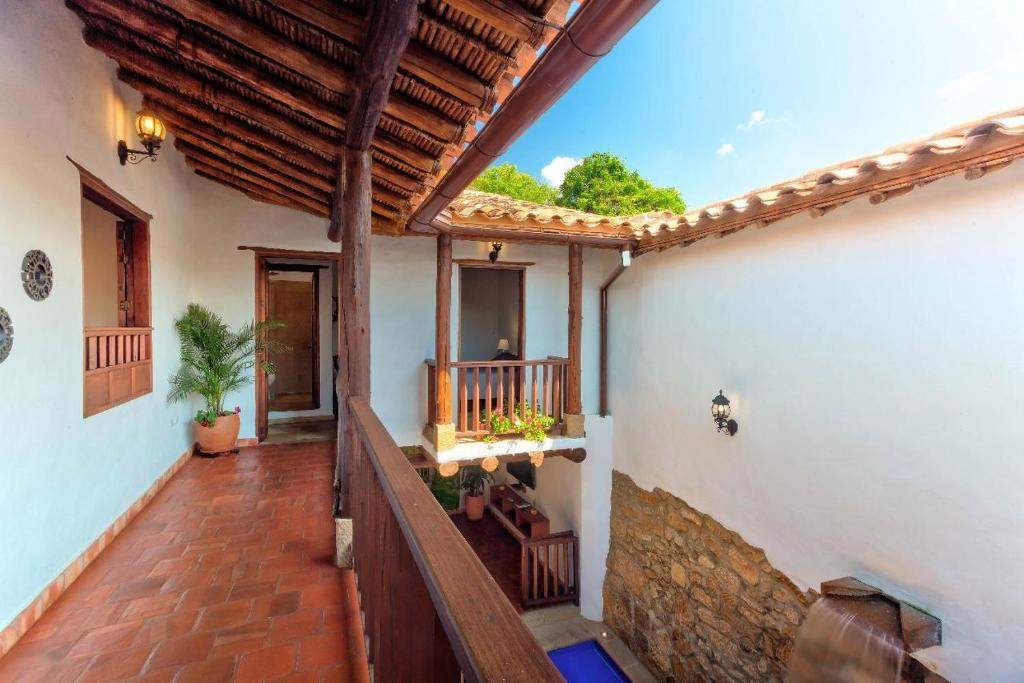 Μπαλκόνι ή βεράντα στο Casa Lucia- Barichara
