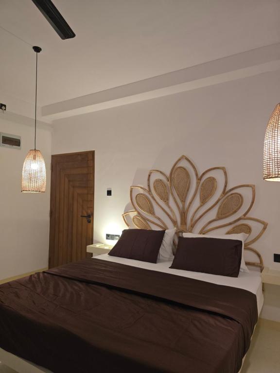 Postel nebo postele na pokoji v ubytování Bunky Monkey by Monara