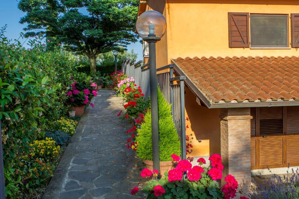 Zahrada ubytování Casa Vacanza Malescale