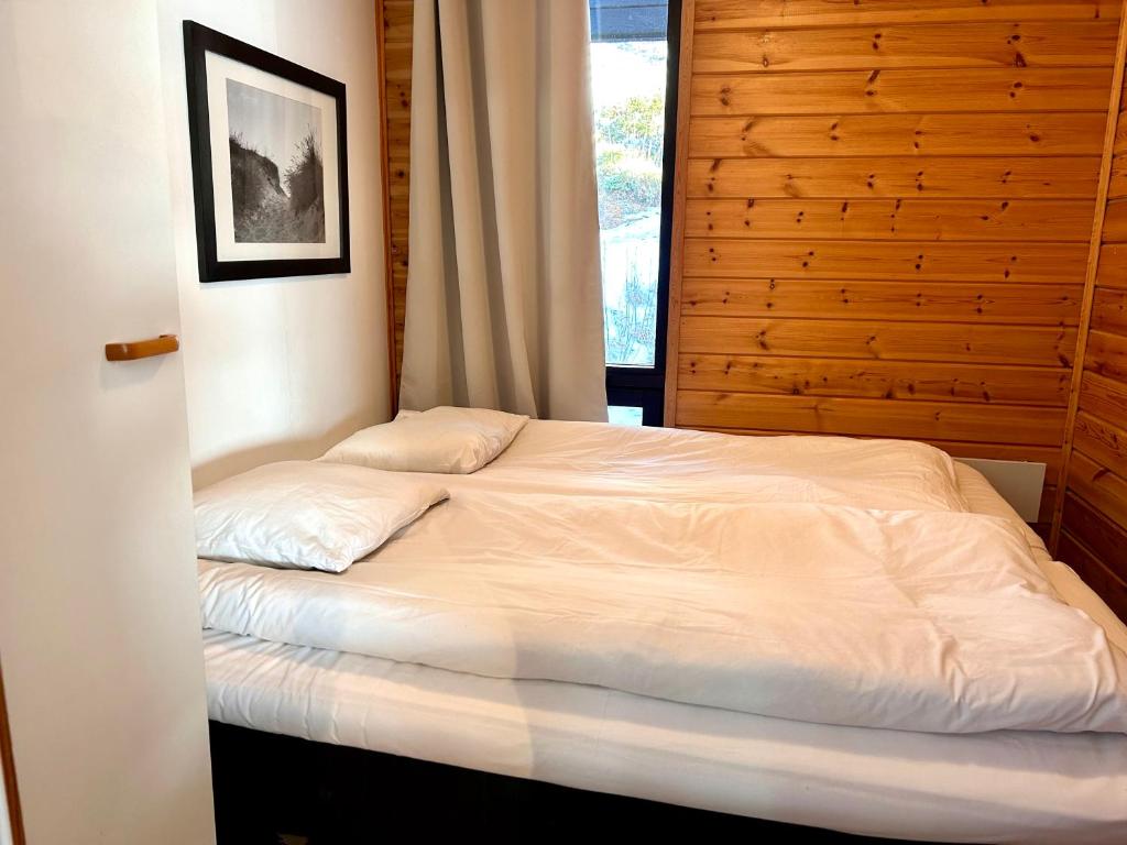 Postel nebo postele na pokoji v ubytování Himos Mökki