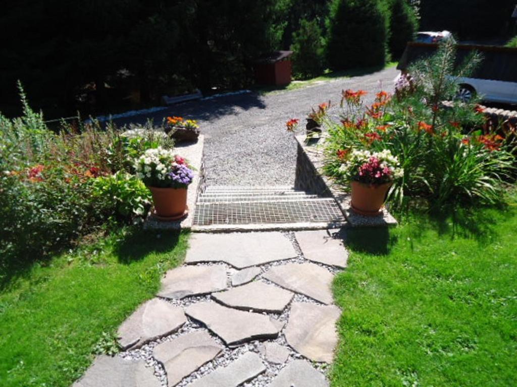 Zahrada ubytování Apartmány Lipka