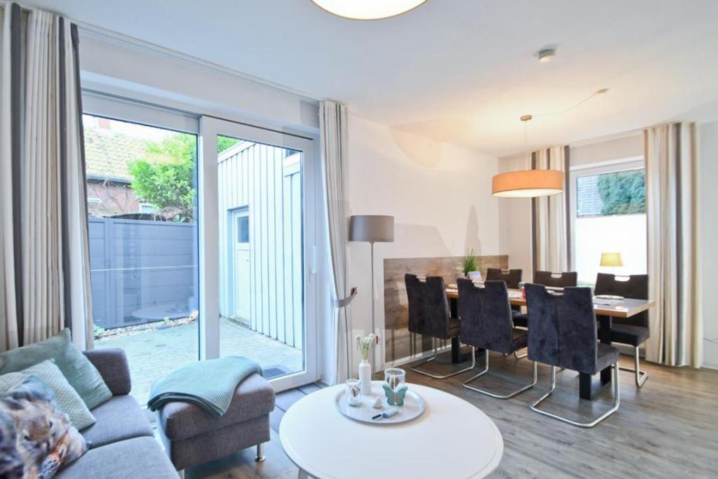 Χώρος καθιστικού στο Ferienhaus Kattekerhuus