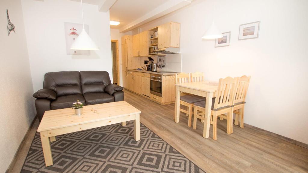 Kuchyň nebo kuchyňský kout v ubytování Reihenhaus, 40 qm, 1 Schlafzimmer