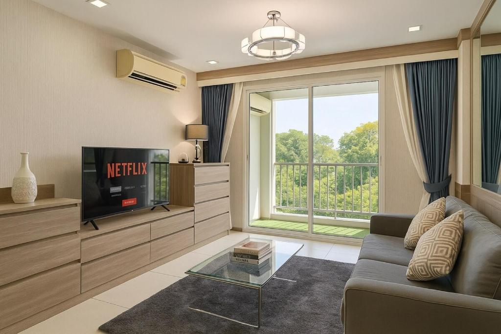 Køkken eller tekøkken på 2 bed 2 bath luxury appartment Convention Center