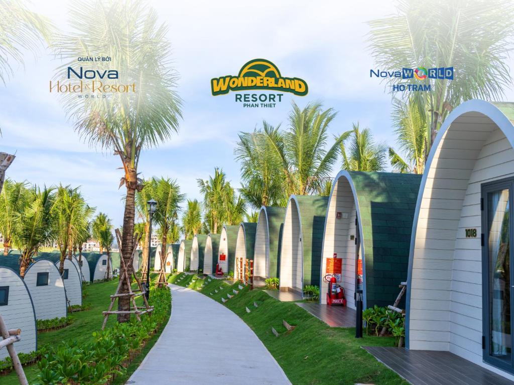 Zahrada ubytování Wonderland Resort Phan Thiet