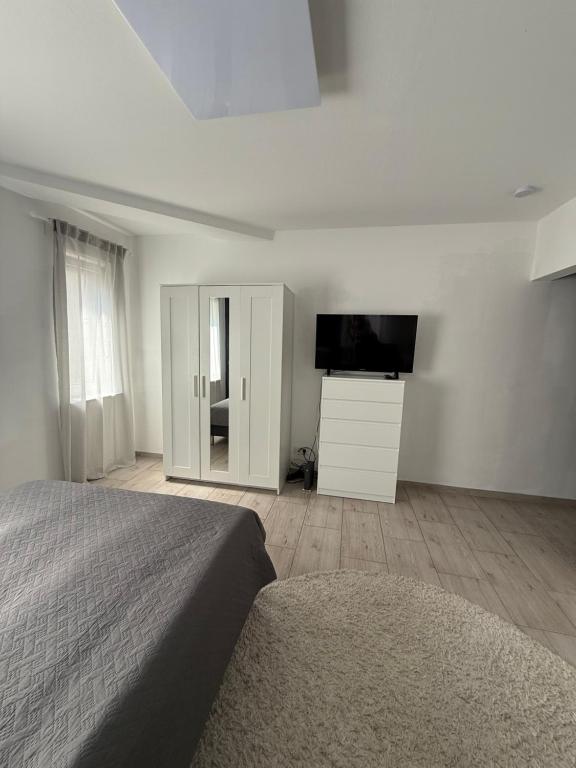 TV a/nebo společenská místnost v ubytování Urban City Room - Self Check In - Bad Nauheim