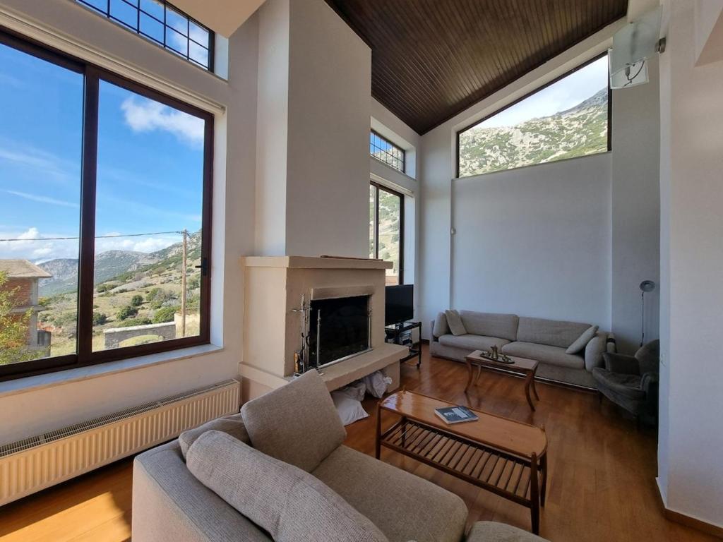 Posezení v ubytování Monte horizon - By Ski Alure