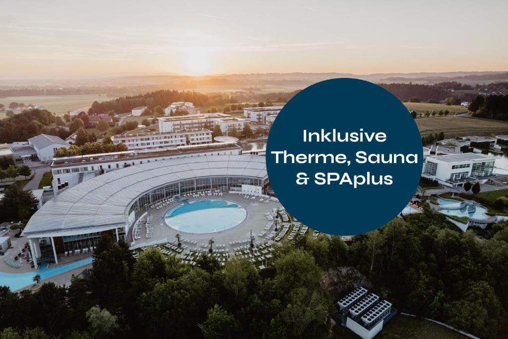 an image of a resort with the text inclusive theme summer and spokane at Spa Resort Geinberg in Geinberg