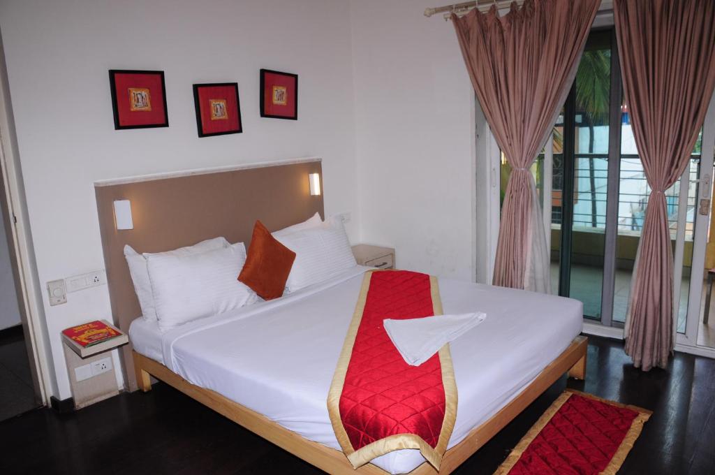 Ένα ή περισσότερα κρεβάτια σε δωμάτιο στο AMC COMFORTS Brigdgestay