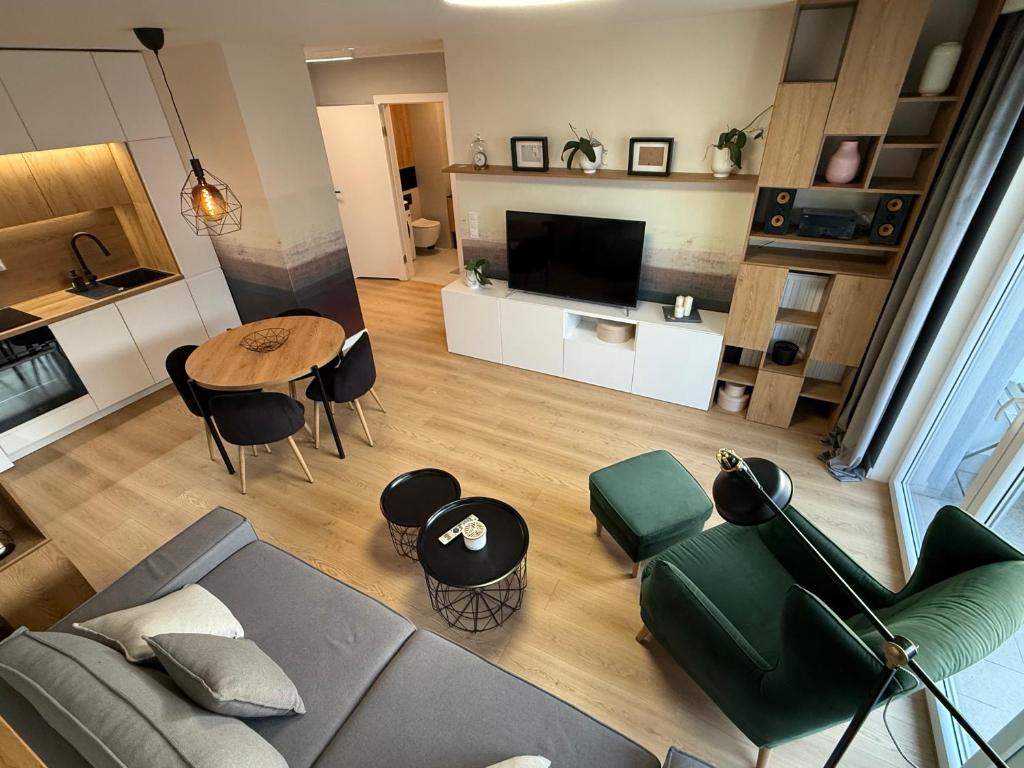 Μια τηλεόραση ή/και κέντρο ψυχαγωγίας στο Apartament Alicja