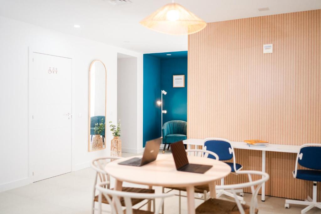 Χώρος καθιστικού στο Bucio Coliving