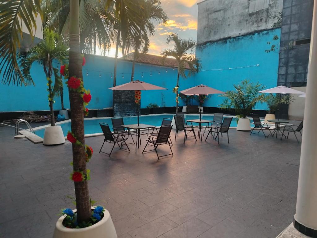 Εστιατόριο ή άλλο μέρος για φαγητό στο Hotel Casa Luna