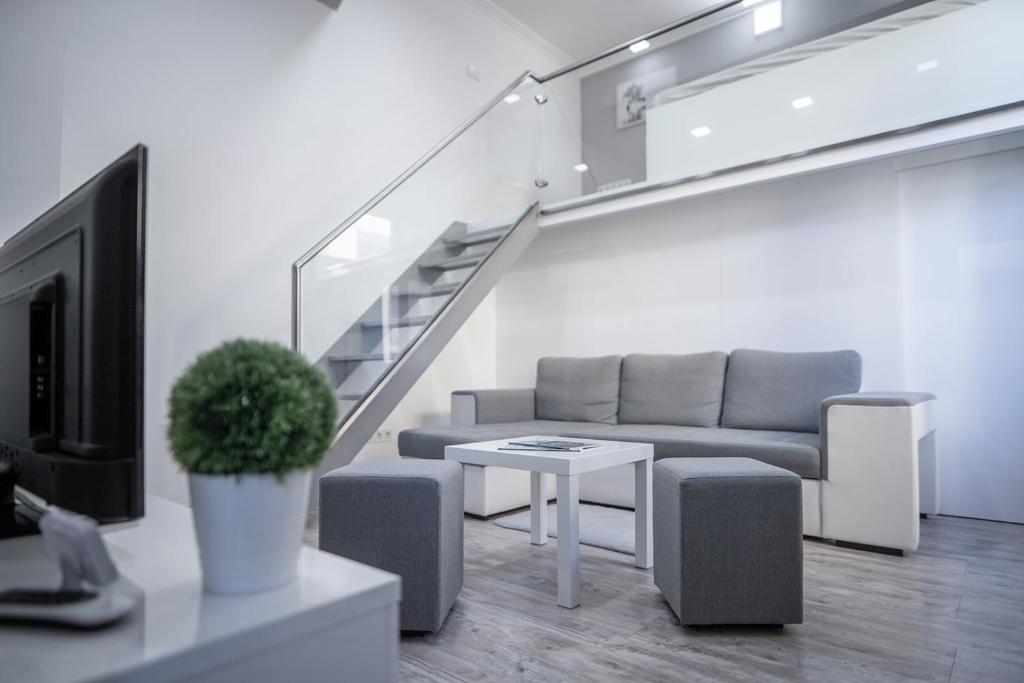 TV a/nebo společenská místnost v ubytování AApartman Exclusive - free parking