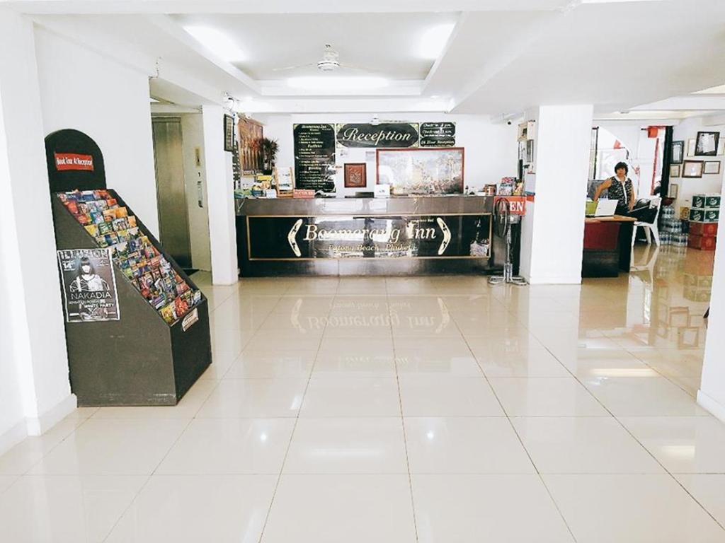 Vstupní hala nebo recepce v ubytování Boomerang Inn