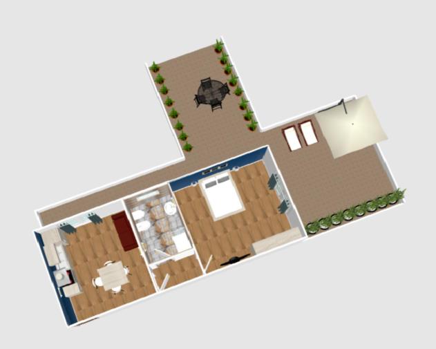 a floor plan of a house at Hermoso Housing Tortona in Tortona