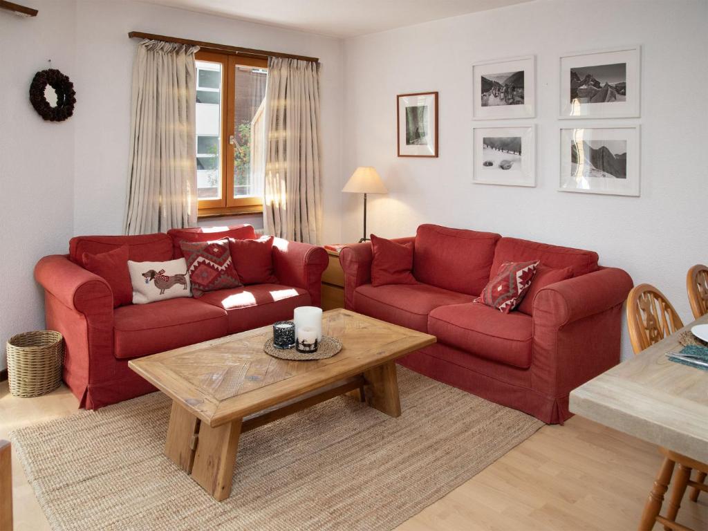 Χώρος καθιστικού στο Apartment Galaxie 003 by Interhome