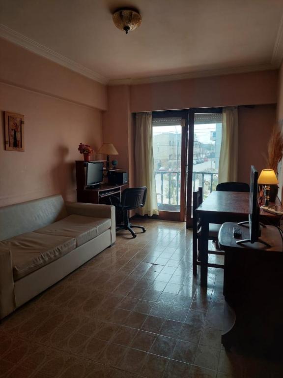 Χώρος καθιστικού στο Departamento 81 y 6