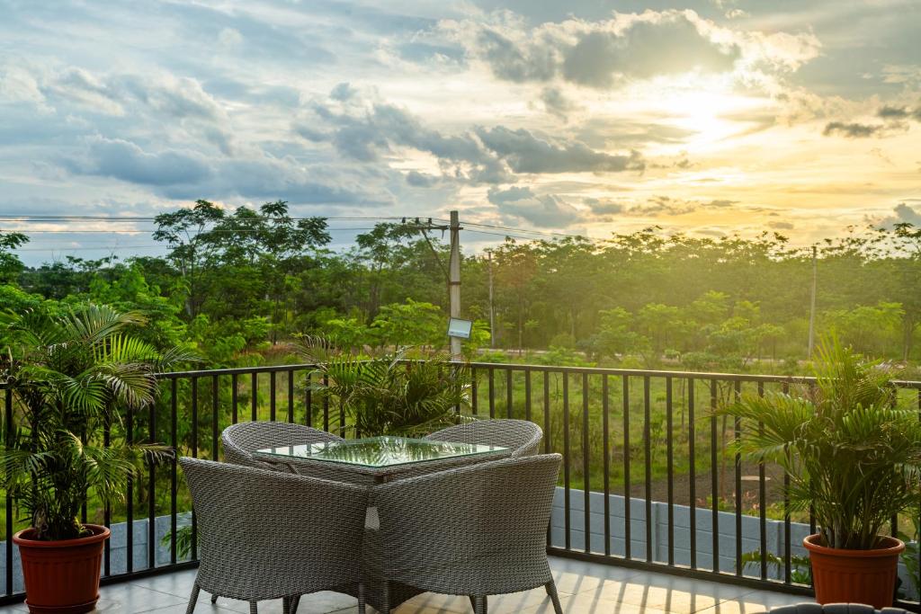 Balkón nebo terasa v ubytování Serenity by Uberois