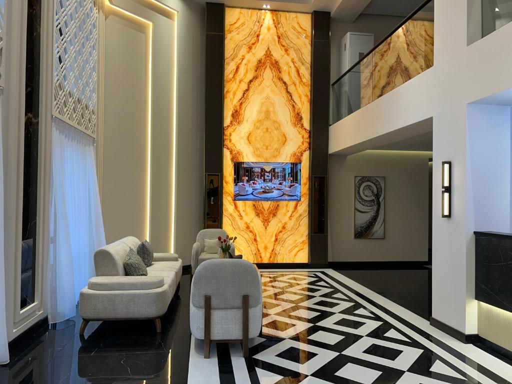 Posezení v ubytování Karim Parkside Hotel