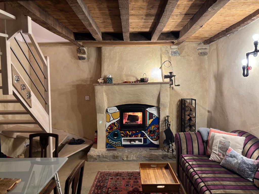 Posezení v ubytování Les Jeux du Vent -Saint Jacut de la mer