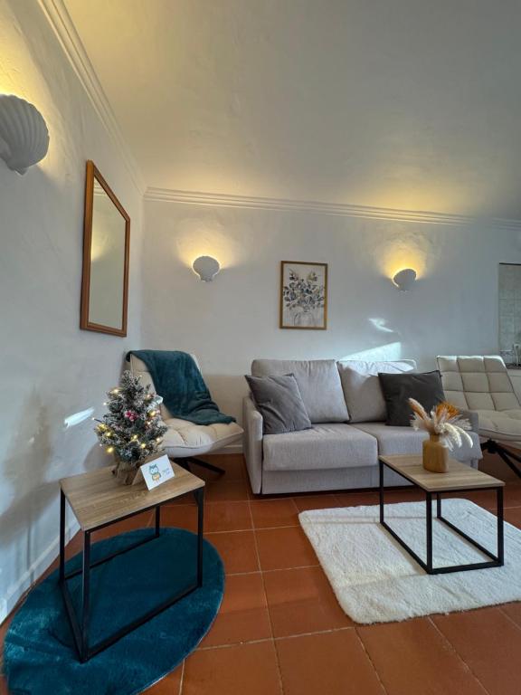 Et opholdsområde på Casa Gatu Verdi