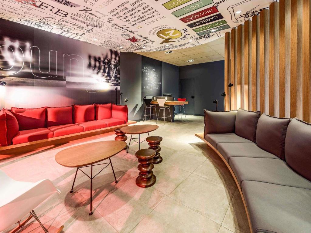 Χώρος καθιστικού στο ibis Sao Paulo Ibirapuera