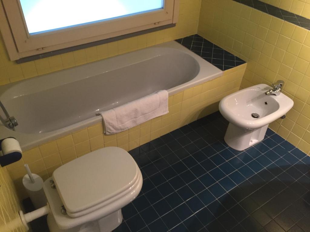 Koupelna v ubytování B&B Treviglio
