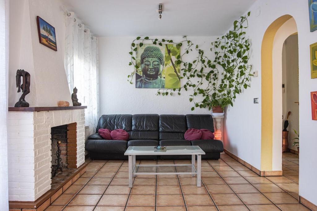 Posezení v ubytování Cal Sopas