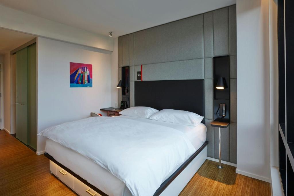 citizenM Boston North Station lobby and lounge area