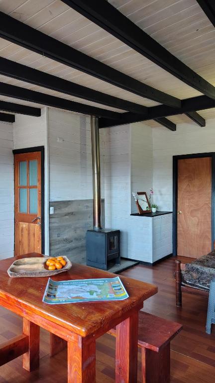 Posezení v ubytování Departamento vista al lago