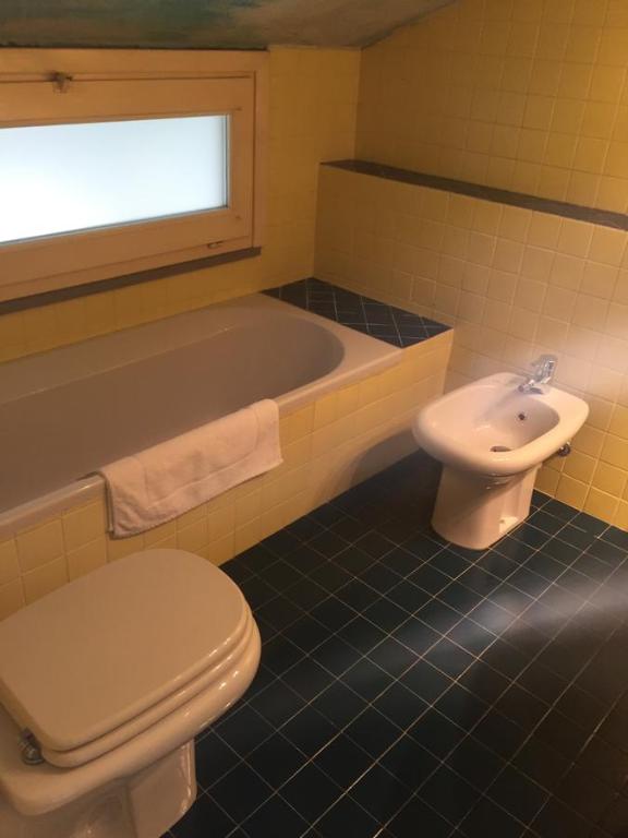 Koupelna v ubytování B&B Treviglio